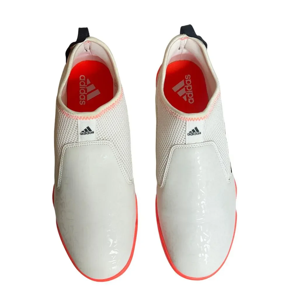 Adidas The Contestant Taekwondo Shoes Neon Orange White Size 11 Mens Slip On MMA